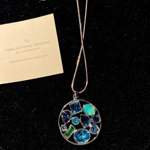 Touchstone Crystal Montage Necklace NIB